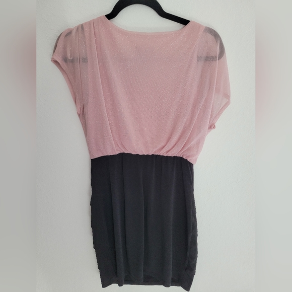 Enfocus Petite Glitter Bottom Ruffle Dress - Picture 7 of 8